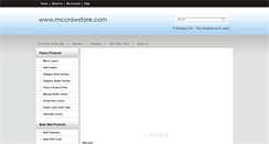 Desktop Screenshot of mccrawstore.com